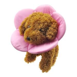 Alfie Pet Kora Recovery collar pink size medium cats or dogs ￼